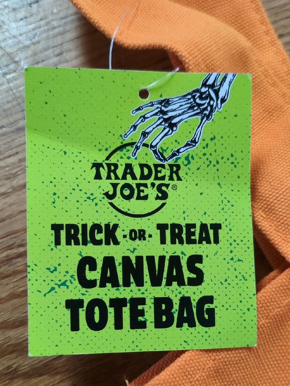 Trader Joe's Mini Insulated Bag and Trick or Treat Canvas Tote Bag Set - Picture 5 of 9